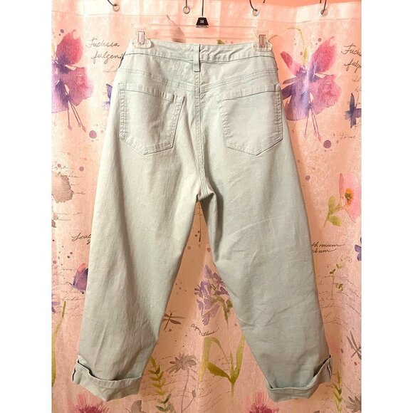 Style & Co. Womens Curvy Cuffed Capri Jeans Size 10 - Picture 2 of 11